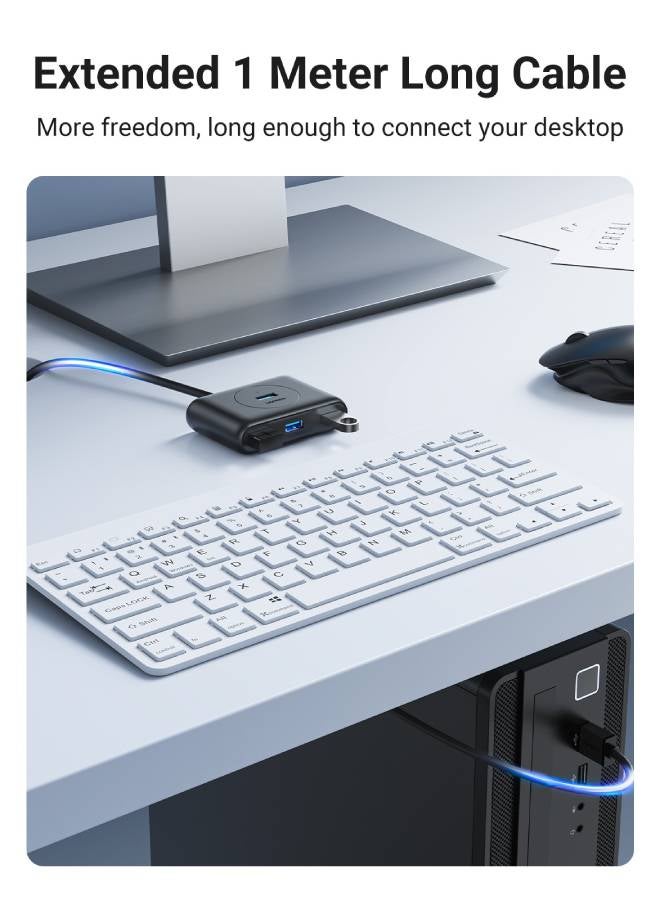 Ugreen USB Hub 4 Port USB 3.0 Data Hub Extension USB Splitter Portable USB A Hub Multi-Port SuperSpeed Data Extender Compatible for Surface Pro, MacBook, Mac Mini, iMac, Microsoft Surface with 1M - Image 5